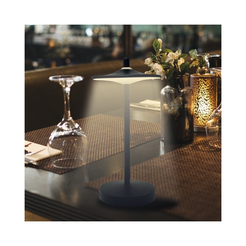 Buy KELU SAKE Aluminium Lamp - USB-C Rechargeable, IP44, 130LM, Anthracite in Cyprus, Nicosia, Limassol, Larnaka, Pafos