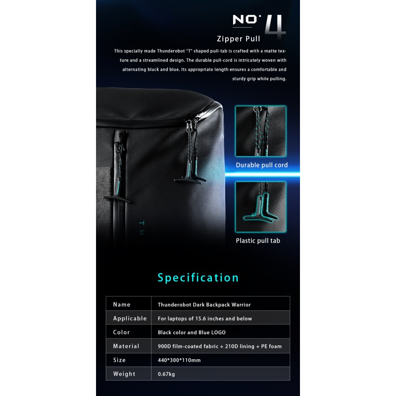 Buy Thunderobot Dark Warrior Laptop Backpack - 15 6 in Cyprus, Nicosia, Limassol, Larnaka, Pafos