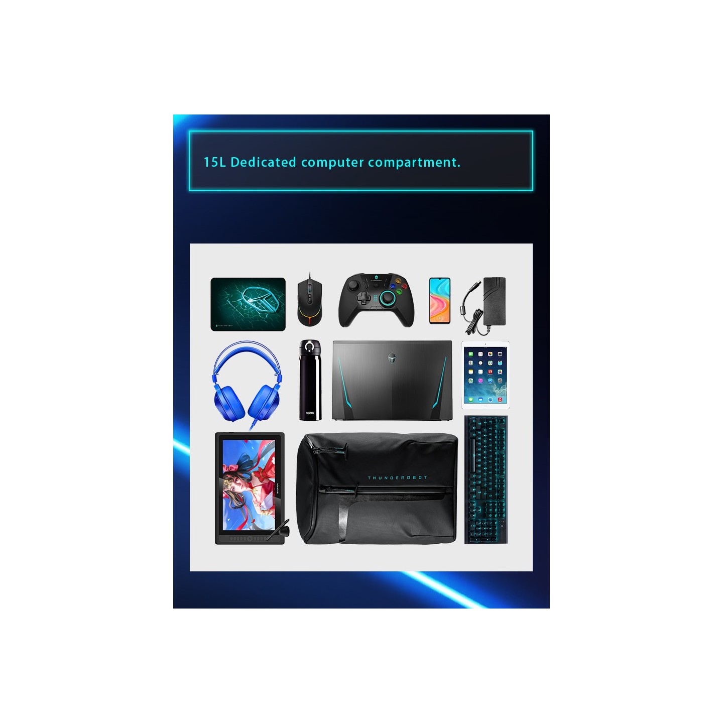 Thunderobot Dark Warrior Laptop Backpack - 15 6 — Buy in Cyprus with Fast Delivery