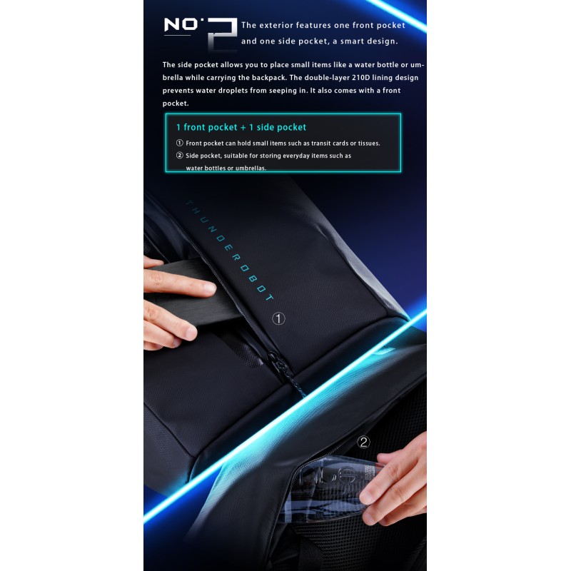 Buy Thunderobot Dark Warrior Laptop Backpack - 15 6 in Cyprus, Nicosia, Limassol, Larnaka, Pafos