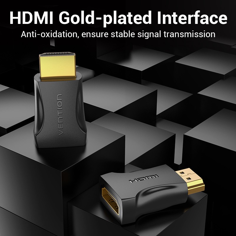 Buy Vention HDMI Adaptor - AIMB0 - HDMI Adaptor Male to Female 4K60Hz in Cyprus, Nicosia, Limassol, Larnaka, Pafos