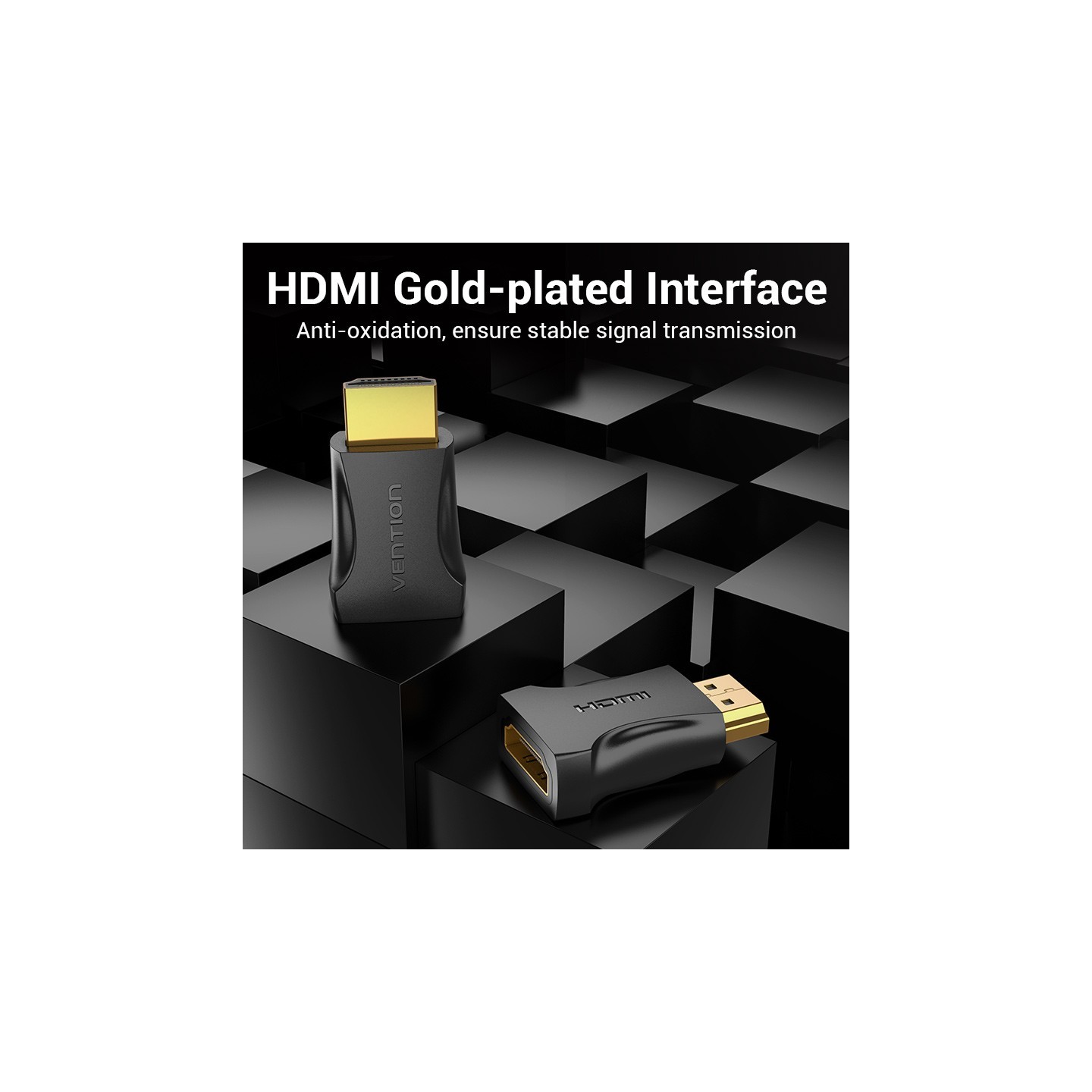 Vention HDMI Adaptor - AIMB0 - HDMI Adaptor Male to Female 4K60Hz — Buy in Cyprus with Fast Delivery