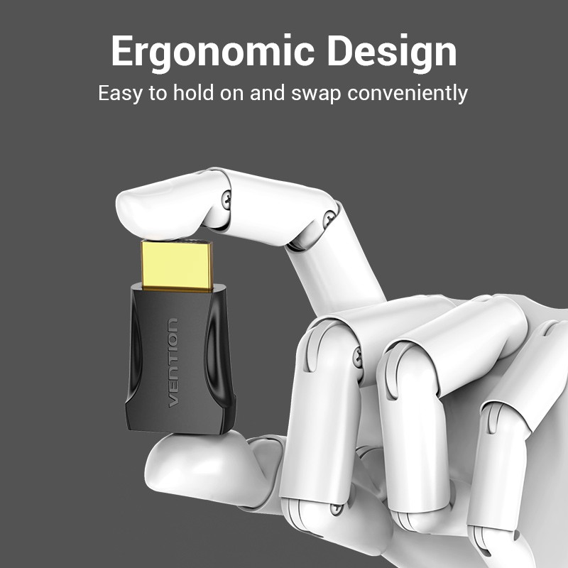 Buy Vention HDMI Adaptor - AIMB0 - HDMI Adaptor Male to Female 4K60Hz in Cyprus, Nicosia, Limassol, Larnaka, Pafos