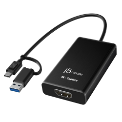 Buy j5create Capture Card - JVA11 - HDMI to USB-C A 2K Windows Android in Cyprus, Nicosia, Limassol, Larnaka, Pafos
