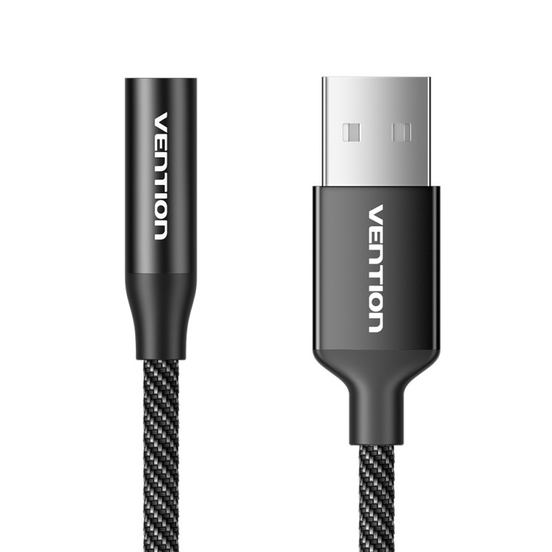 Buy Vention Audio Converter USB-A to 1x3.5mm 1.0m Cable - CVEBF - Braided in Cyprus, Nicosia, Limassol, Larnaka, Pafos