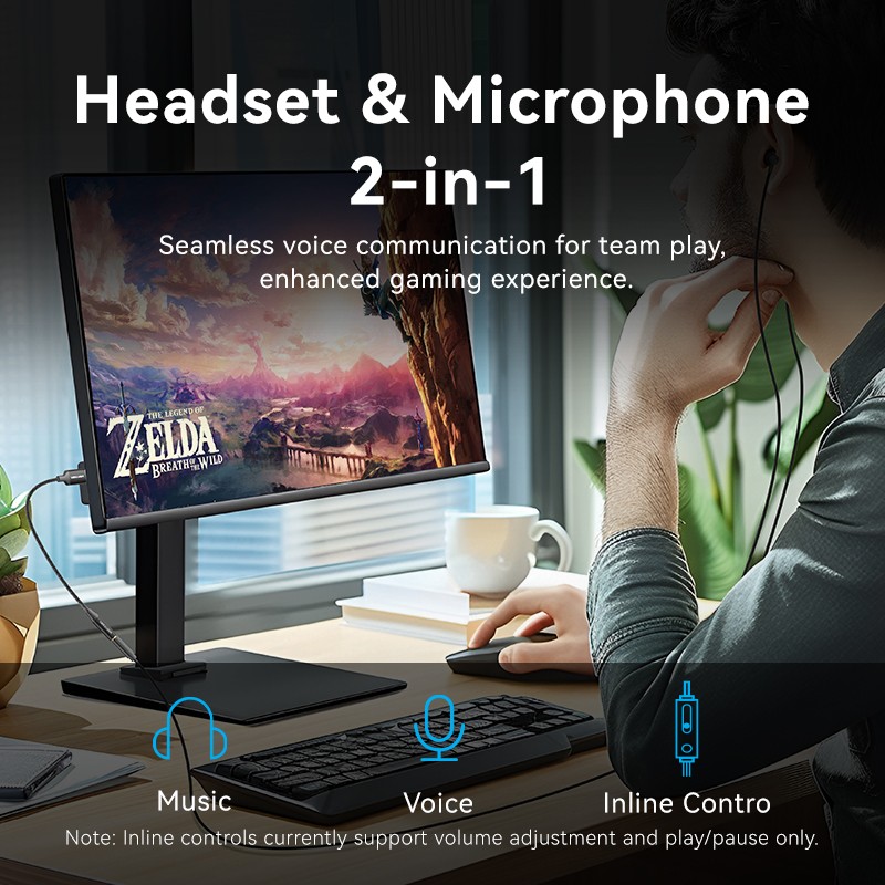 Buy Vention Audio Converter USB-A to 1x3.5mm 1.0m Cable - CVEBF - Braided in Cyprus, Nicosia, Limassol, Larnaka, Pafos