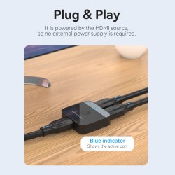 Buy Vention HDMI Switch - AKOB0 - 2-Port 4K 2.0 Bi-Directional in Cyprus, Nicosia, Limassol, Larnaka, Pafos