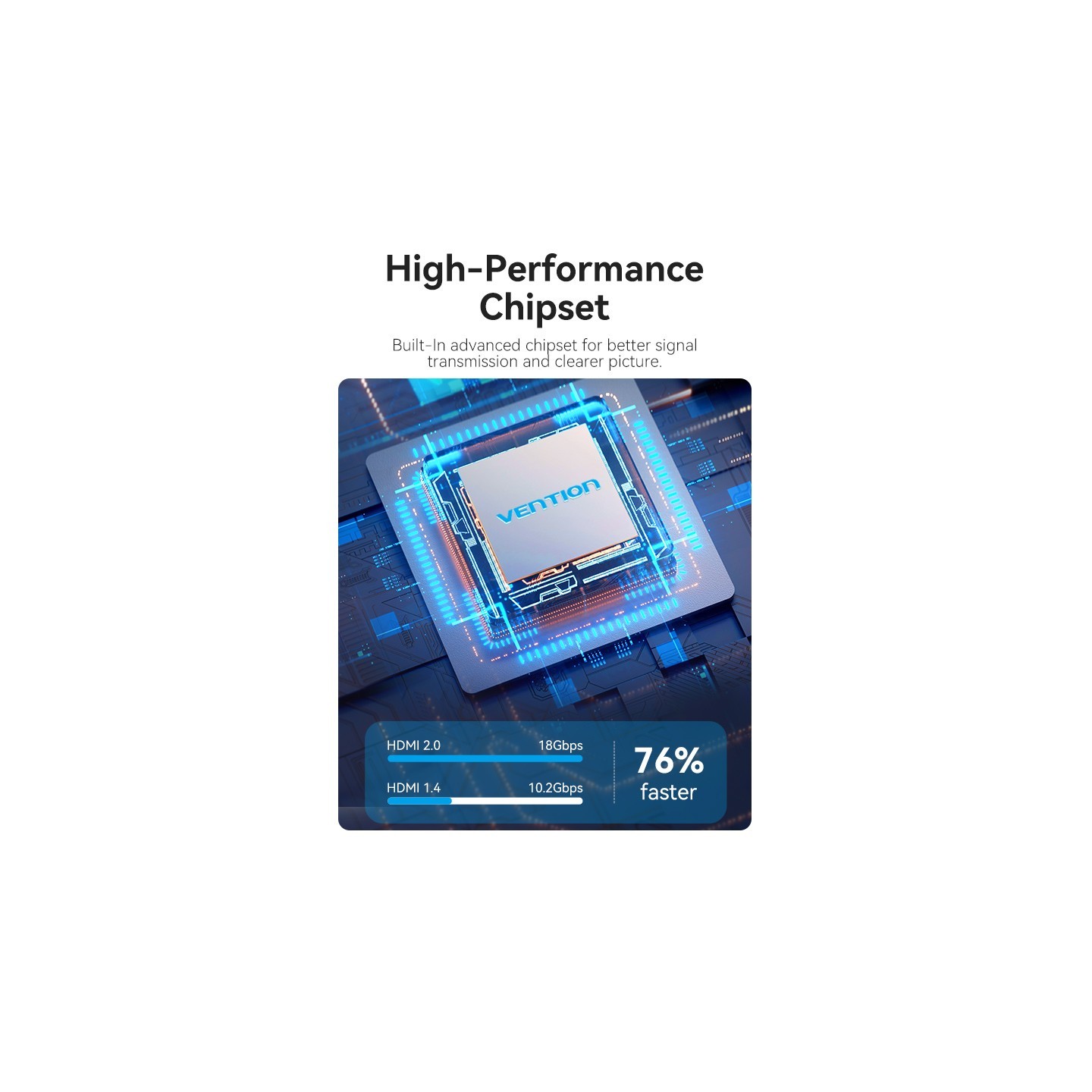 Vention HDMI Switch - AKOB0 - 2-Port 4K 2.0 Bi-Directional — Buy in Cyprus with Fast Delivery