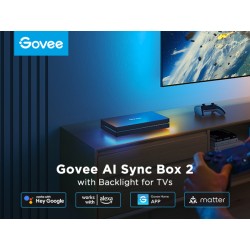 Govee TV AI Sync Box - H8604 - with Strip Light, for 55-65', Max 8K 240HZ (Matter) — Buy in Cyprus with Fast Delivery