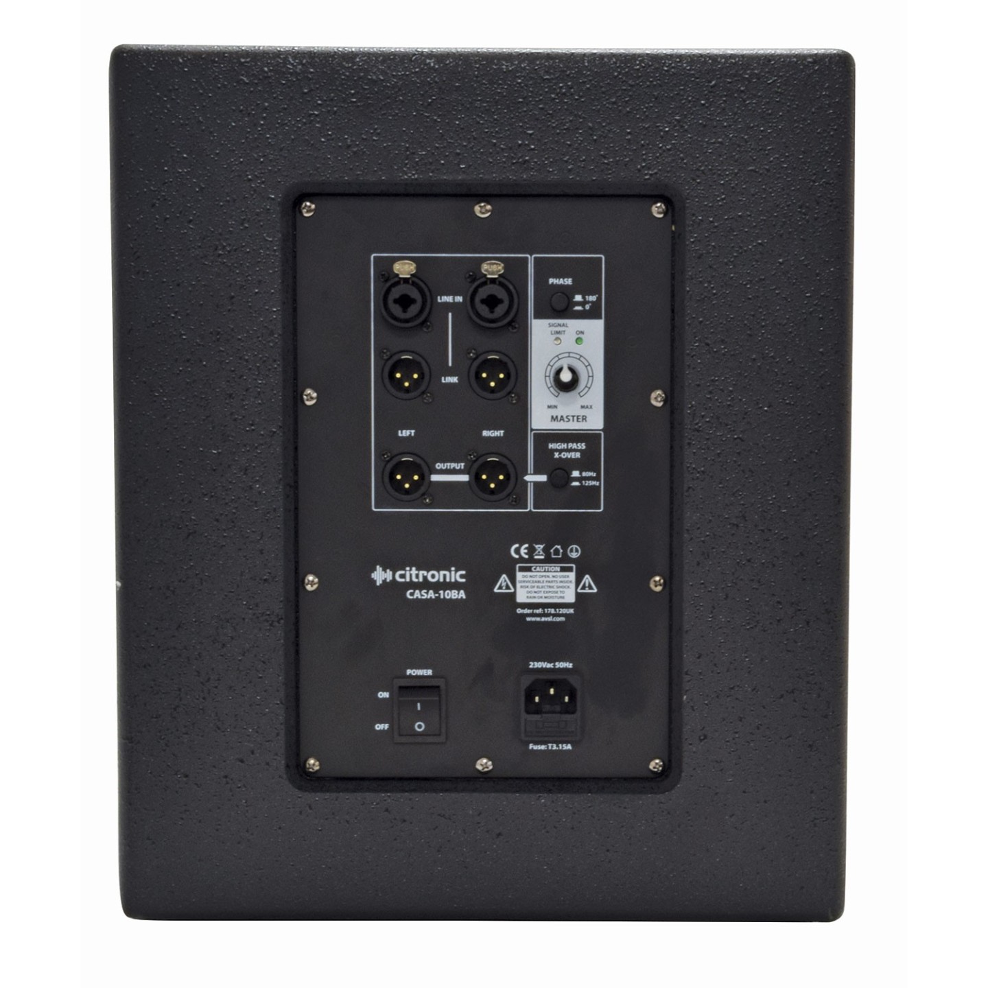 Citronic Active Sub - CASA-10BA - Active Sub 300Wrms 178.120UK — Buy in Cyprus with Fast Delivery