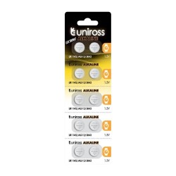 Buy Uniross Alkaline-Coin Battery - LR1142 - AG12 LR43 Battery (10pack) in Cyprus, Nicosia, Limassol, Larnaka, Pafos