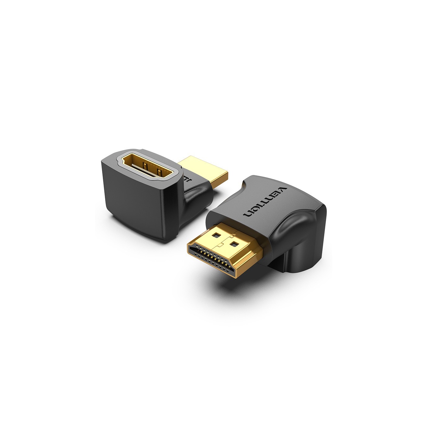Vention HDMI Right Angle Adaptor - AINB0 - Male to Female 270 Degree 4K60Hz — Buy in Cyprus with Fast Delivery