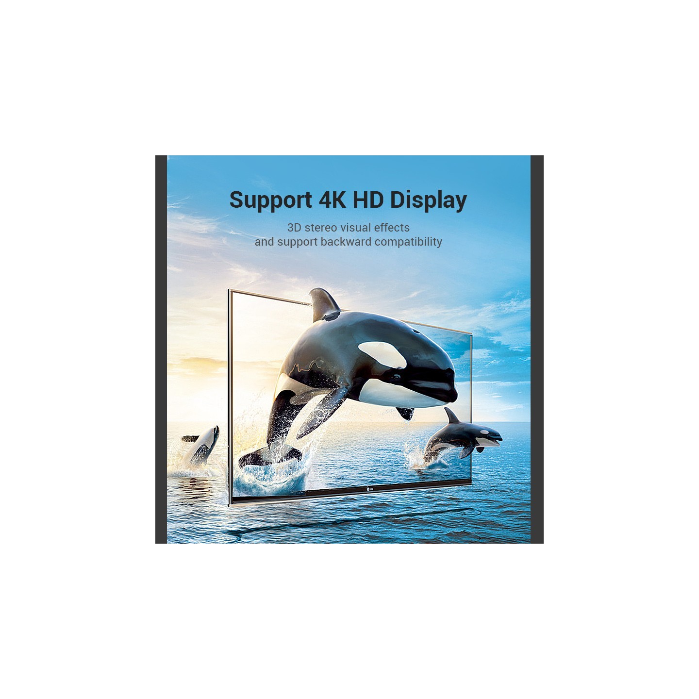 Vention HDMI Right Angle Adaptor - AINB0 - Male to Female 270 Degree 4K60Hz — Buy in Cyprus with Fast Delivery