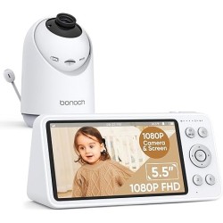 Buy Bonoch Portable Baby Monitor - BBM04 - 5.5'' 1080p PTZ Camera & Local Storag... in Cyprus, Nicosia, Limassol, Larnaka, Pafos