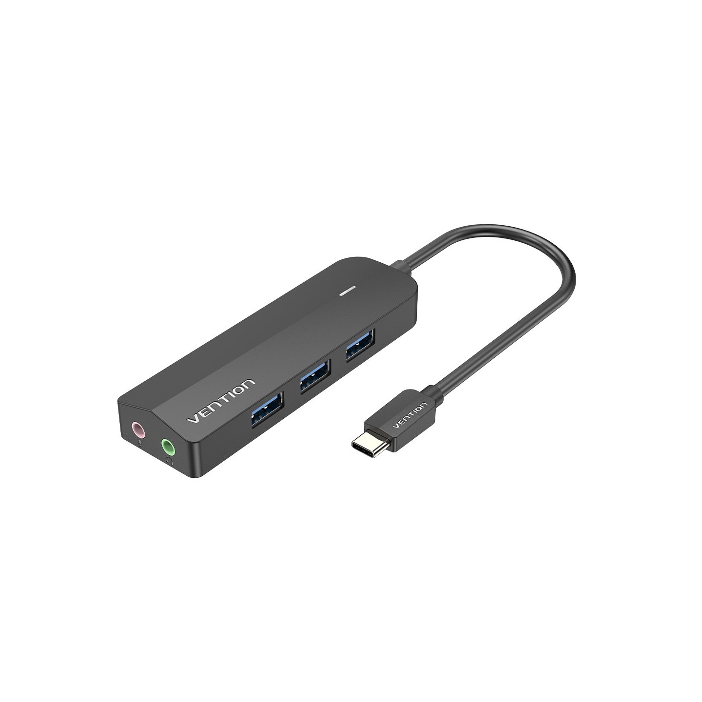 Vention TGQBB USB-C 3x USB3.0 + Micro-B + Stereo Sound Hub 0.15m — Armenius Store Cyprus