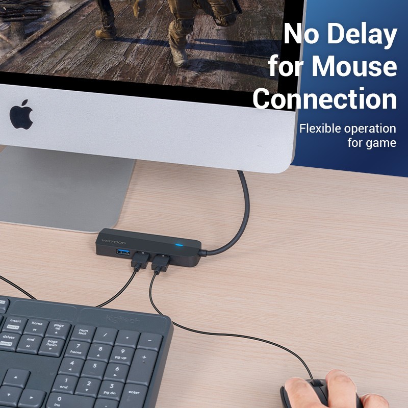 Buy Vention HUB USB-C 3 x USB3.0 Micro-B Stereo Sound 0.15m - TGQBB - USB-C 3 x ... in Cyprus, Nicosia, Limassol, Larnaka, Pafos