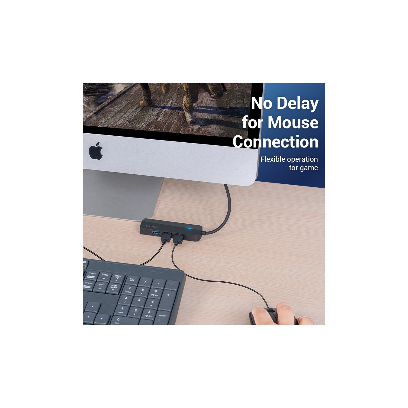 Vention TGQBB USB-C Hub – 3x USB 3.0 0.15m | Armenius Store