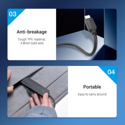 Vention TGQBB USB-C 3x USB3.0 + Micro-B + Stereo Sound Hub 0.15m — Armenius Store Cyprus