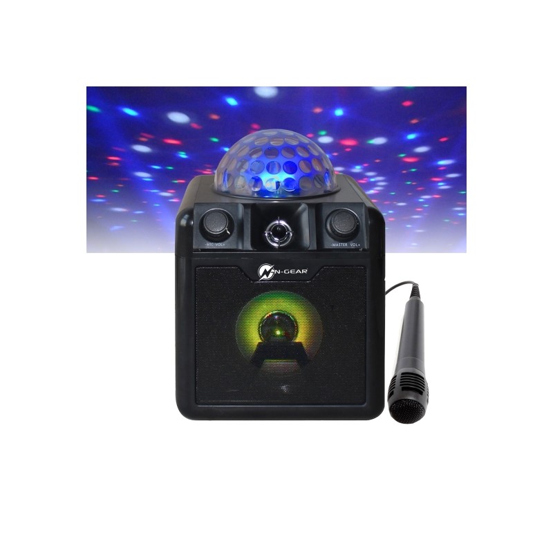 Buy N-Gear Disco Block - 410 - Portable Karaoke Speaker with Disco Ball With 2 W... in Cyprus, Nicosia, Limassol, Larnaka, Pafos