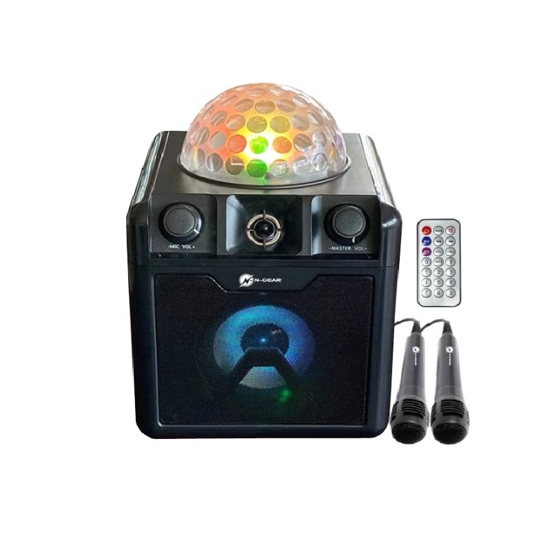 Buy N-Gear Disco Block - 410 - Portable Karaoke Speaker with Disco Ball With 2 W... in Cyprus, Nicosia, Limassol, Larnaka, Pafos