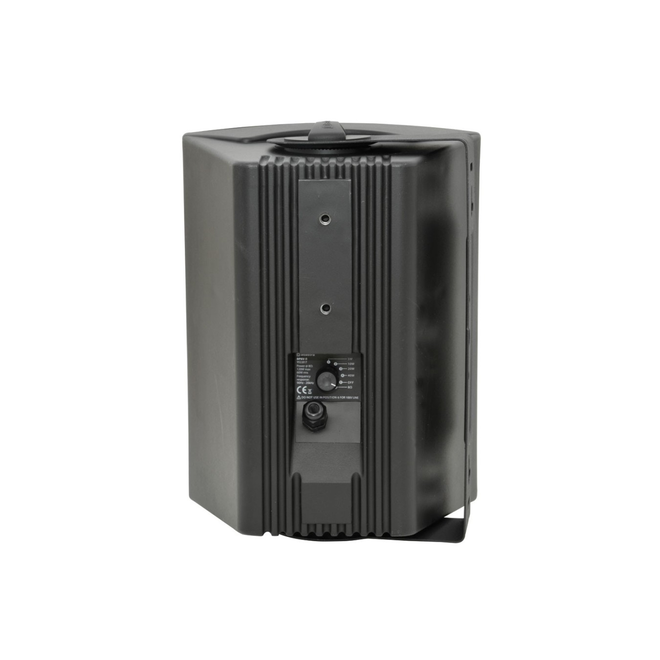 Adastra BP6V-B 100V 6.5'' 60W Indoor Outdoor Speaker Black - 952.817UK - 100V 6.5'' 60W Indoor Outdoor Speaker Black