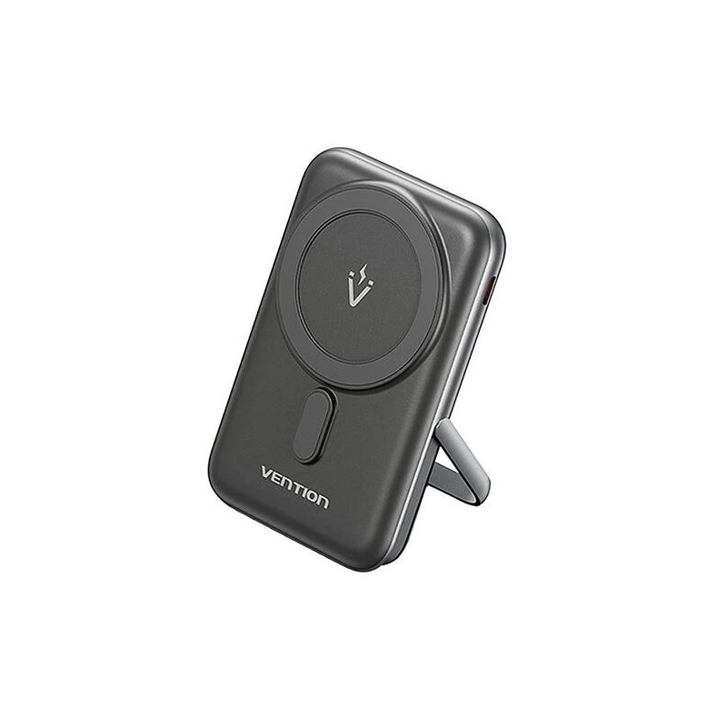 Buy Vention Powerbank Wireless Magnetic 10000mAh 20W - FHNB0 - with Stand Black in Cyprus, Nicosia, Limassol, Larnaka, Pafos