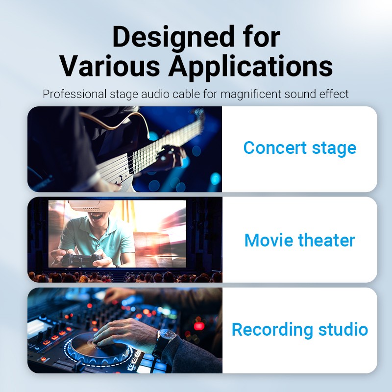 Buy Vention AUDIO 6.3mm M to 2x6.3mm M TRS Cable 5.0m - BATBJ - 6.3mm M to 2x6.3... in Cyprus, Nicosia, Limassol, Larnaka, Pafos