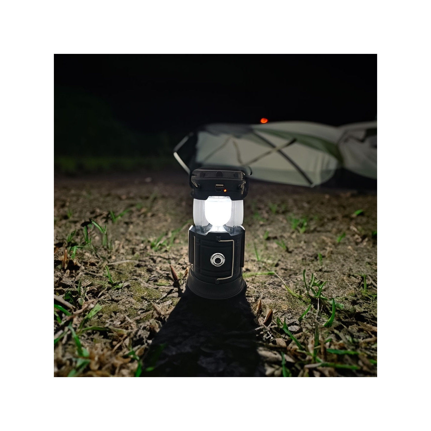 Uniross Lantern - ULSA05 - Solar & USB Rechargeable 360 degrees Lantern with Powerbank — Buy in Cyprus with Fast Delivery