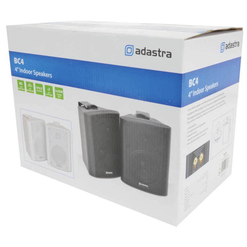 Buy Adastra BC4W - 100.901UK - 4'' Indoor Speakers White (PAIR) in Cyprus, Nicosia, Limassol, Larnaka, Pafos