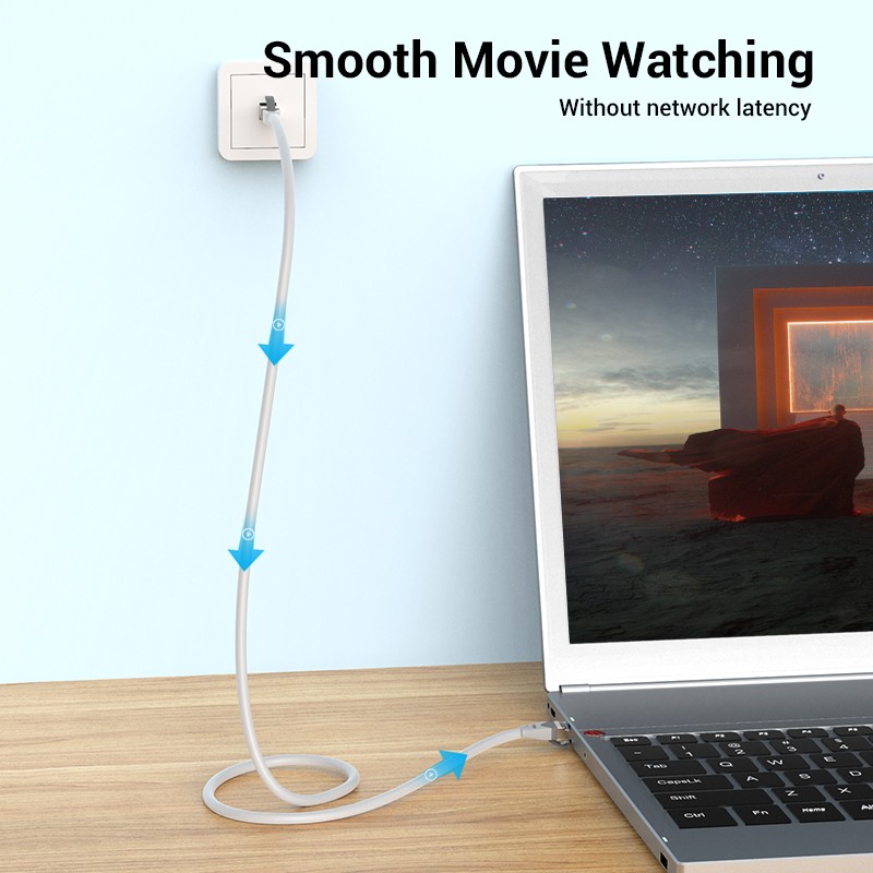 Buy Vention NETWORK Cable CAT6A SFTP - IBHHH - 2.0m Gray in Cyprus, Nicosia, Limassol, Larnaka, Pafos