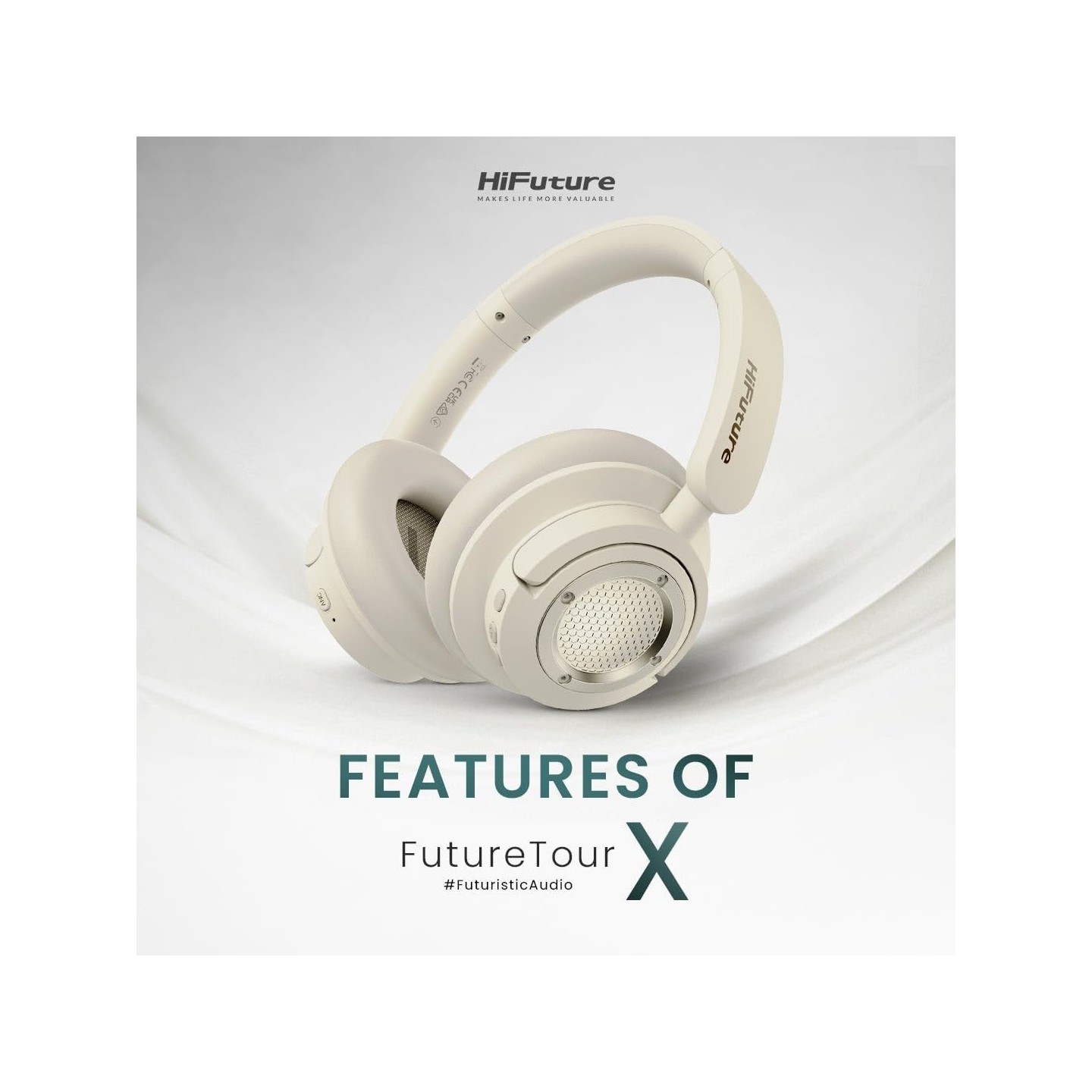 HiFuture Headphones - FUTURE TOUR X - Over Ear Gold — Buy in Cyprus with Fast Delivery