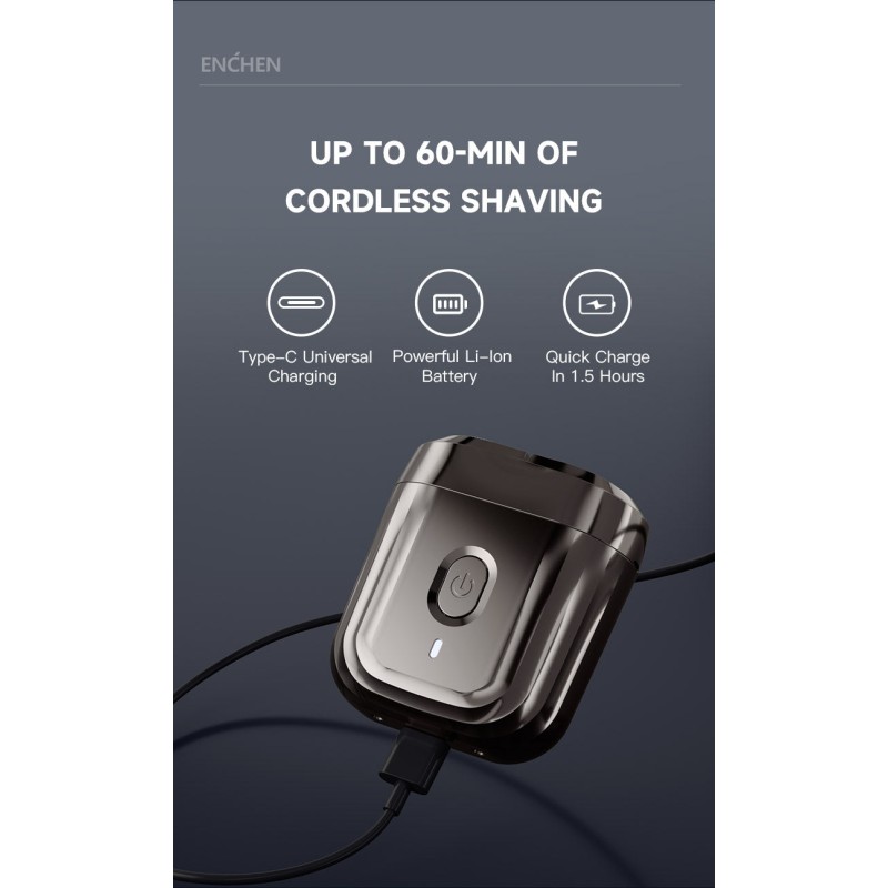 Buy Enchen Portable Shaver - MINI 6 - USB-C 350mAh in Cyprus, Nicosia, Limassol, Larnaka, Pafos