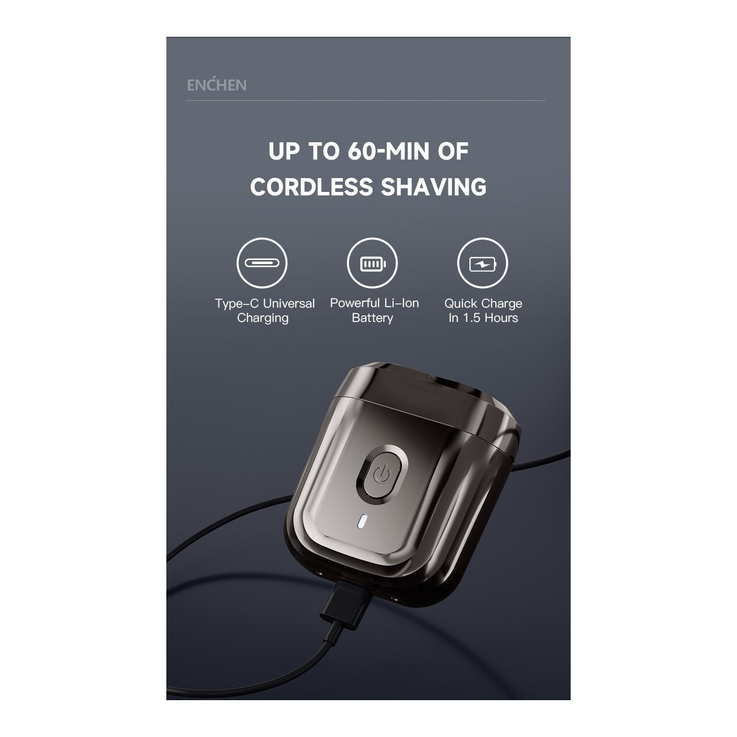 Enchen Portable Shaver - MINI 6 - USB-C 350mAh — Buy in Cyprus with Fast Delivery