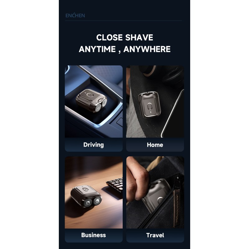 Buy Enchen Portable Shaver - MINI 6 - USB-C 350mAh in Cyprus, Nicosia, Limassol, Larnaka, Pafos