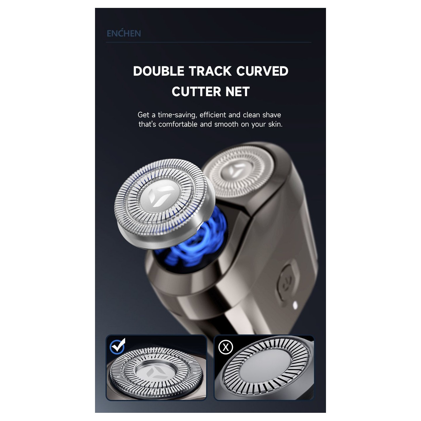 Enchen Portable Shaver - MINI 6 - USB-C 350mAh — Buy in Cyprus with Fast Delivery