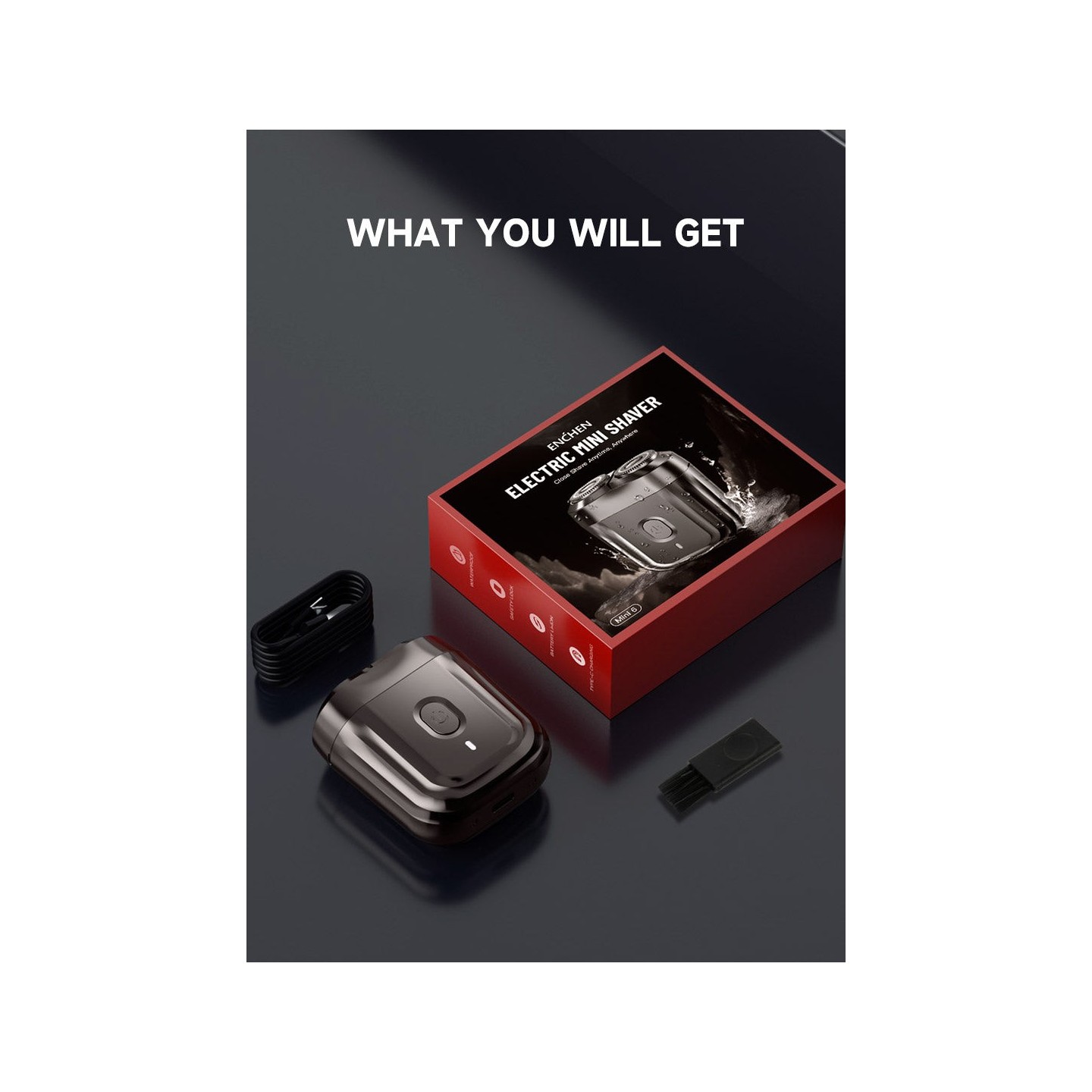 Enchen Portable Shaver - MINI 6 - USB-C 350mAh — Buy in Cyprus with Fast Delivery