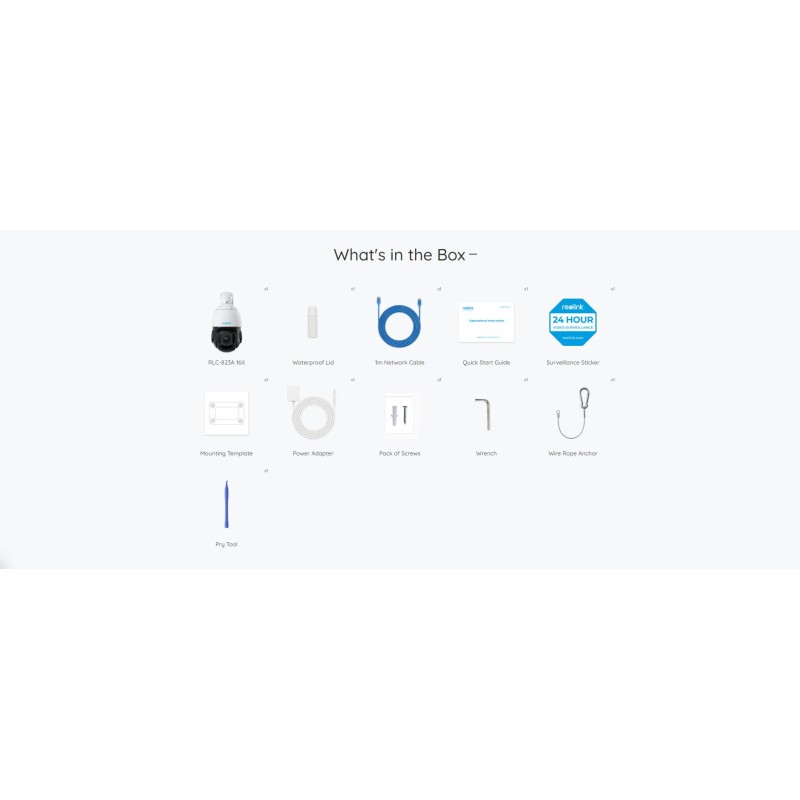 Buy Reolink POE IP PTZ Camera 8MP - RLC-823A - With Spotlights And Autotracking,... in Cyprus, Nicosia, Limassol, Larnaka, Pafos