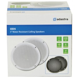 Buy Adastra Ceiling Speakers - OD5 - 5'' Water Resistant Ceiling Speakers (pair)... in Cyprus, Nicosia, Limassol, Larnaka, Pafos