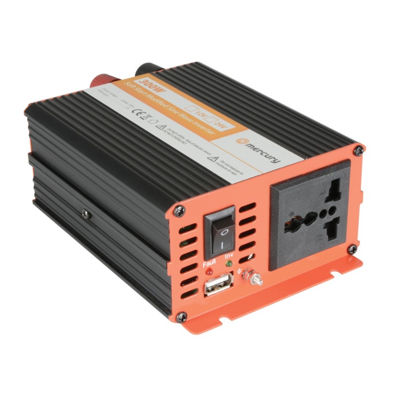 Buy Mercury Inverter - IMS300-12 - 12VDC 300W Inverter + USB 652.002UK in Cyprus, Nicosia, Limassol, Larnaka, Pafos