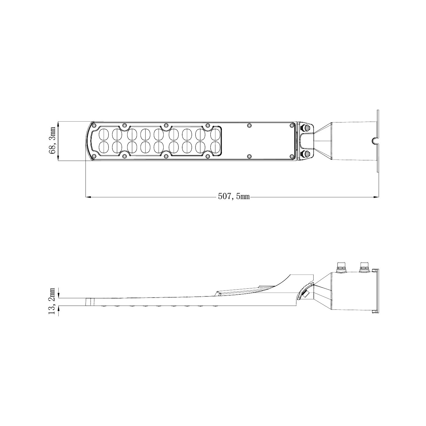 GBC ON STREET LED Outdoor Light - 50W, Pole mounted — Buy in Cyprus with Fast Delivery