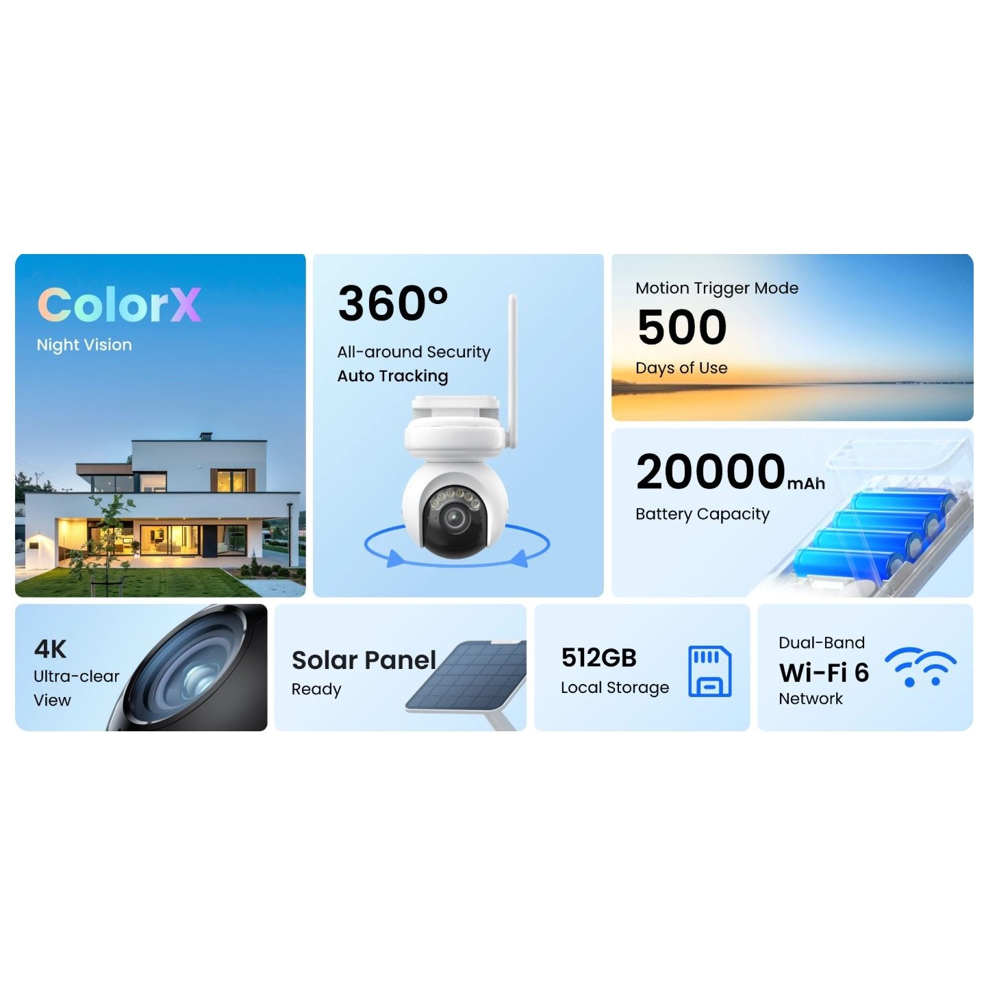 Reolink BP Outdoor Battery Camera 4K Altas - B660 - Outdoor Battery Camera 4K Altas (24/7 recording)