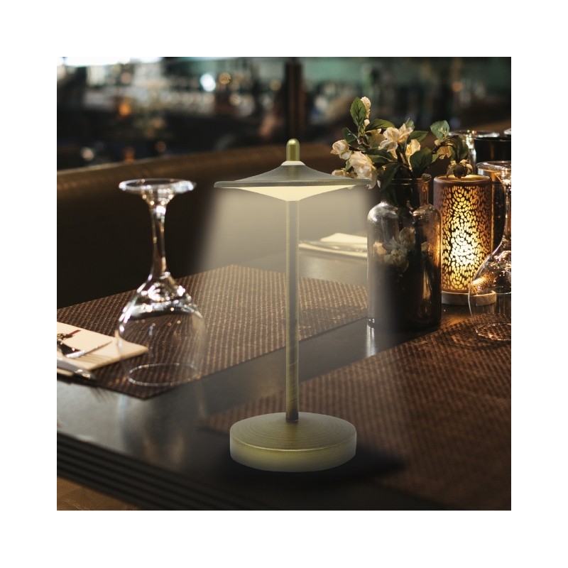 Buy KELU SAKE Lamp - USB-C Rechargeable IP44 Aluminium Lamp 130LM Bronze in Cyprus, Nicosia, Limassol, Larnaka, Pafos
