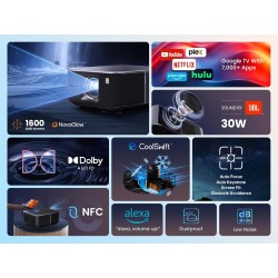 Buy Yaber - K3 - Full HD Smart Google TV Projector Alexa WiFi6 BT NFC 30W JBL So... in Cyprus, Nicosia, Limassol, Larnaka, Pafos