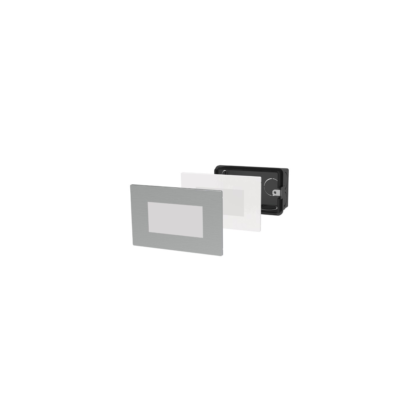 GBC DOGI LED URANO - 1021 - CCT White Grey Outdoor Steplight for Recessed Box 503 — Buy in Cyprus with Fast Delivery