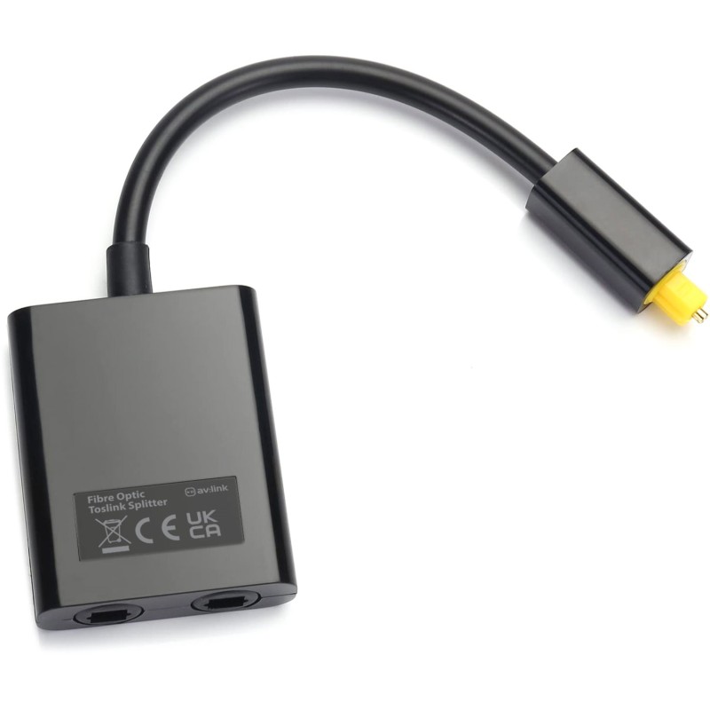Buy AV:Link Optical TOSlink Splitter - 128.516UK - 1x2 in Cyprus, Nicosia, Limassol, Larnaka, Pafos