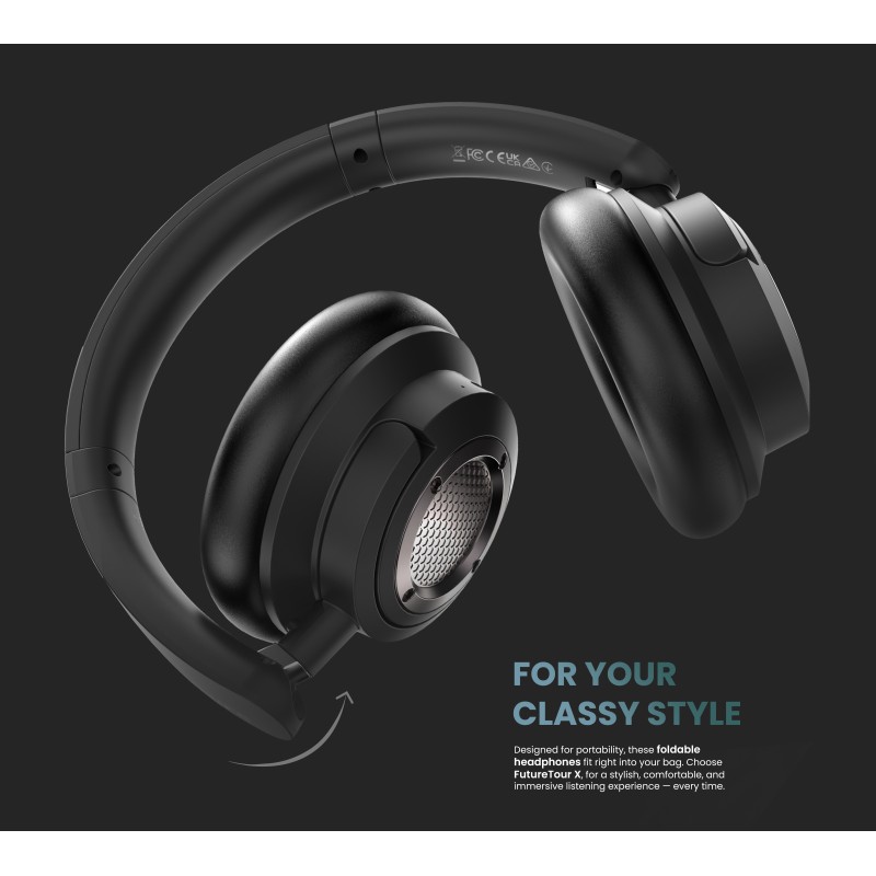 Buy HiFuture Headphones - FUTURE TOUR X - Over-Ear Black in Cyprus, Nicosia, Limassol, Larnaka, Pafos