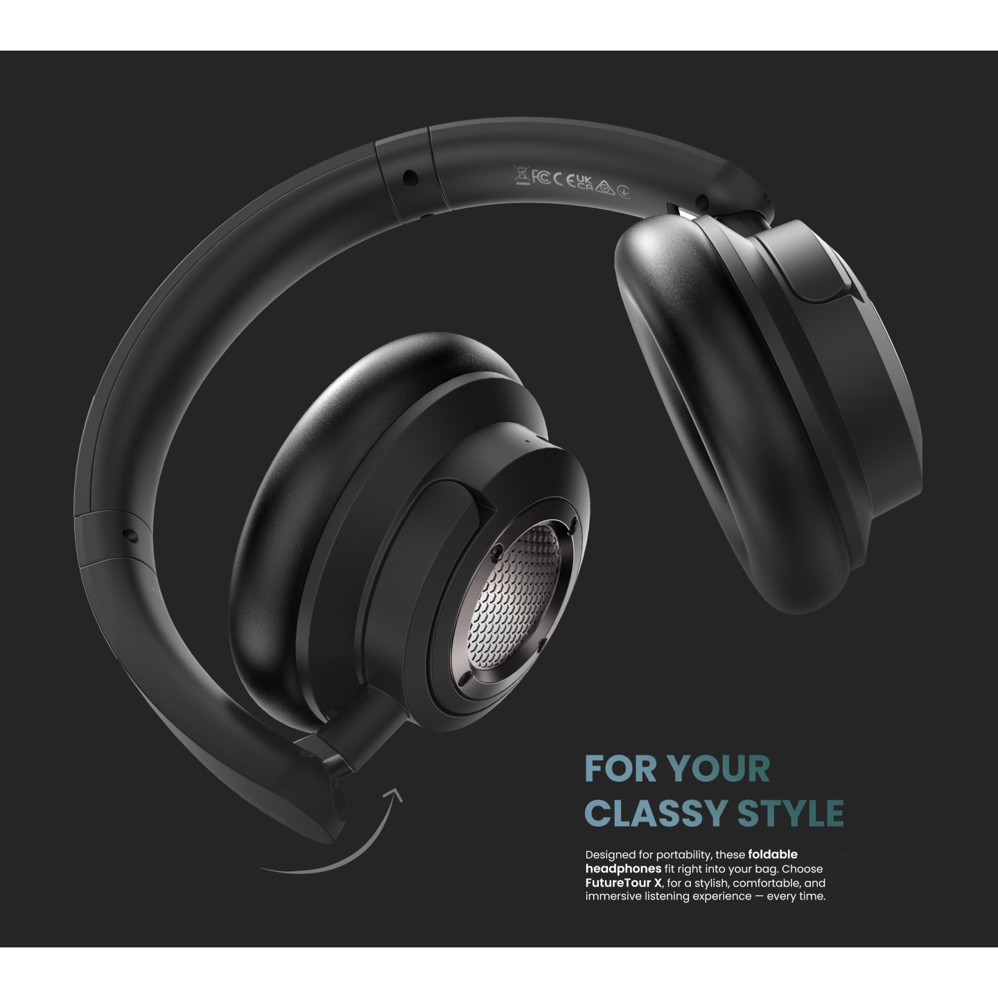 HiFuture Headphones - FUTURE TOUR X - Over-Ear Black — Buy in Cyprus with Fast Delivery