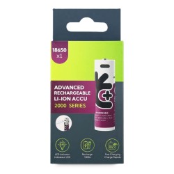 Buy Uniross USB-C Rechargeable 18650 Lithium Battery 2000mAh - (1pc) in Cyprus, Nicosia, Limassol, Larnaka, Pafos