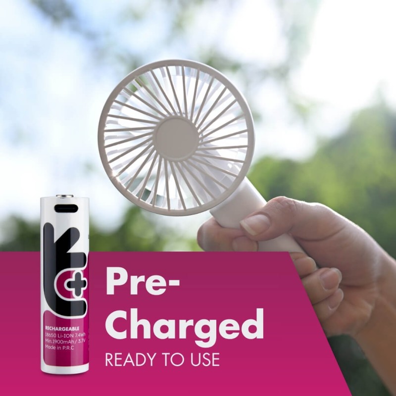 Buy Uniross USB-C Rechargeable 18650 Lithium Battery 2000mAh - (1pc) in Cyprus, Nicosia, Limassol, Larnaka, Pafos