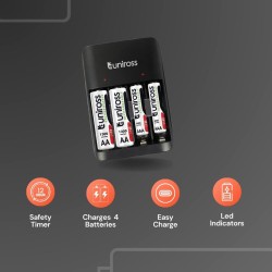 Buy Uniross USB Charger - UCU010C - for AA AAA + 2xAA & 2xAAA Batteries in Cyprus, Nicosia, Limassol, Larnaka, Pafos